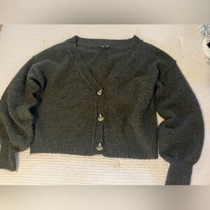 Topshop Dark Green Knitwear
